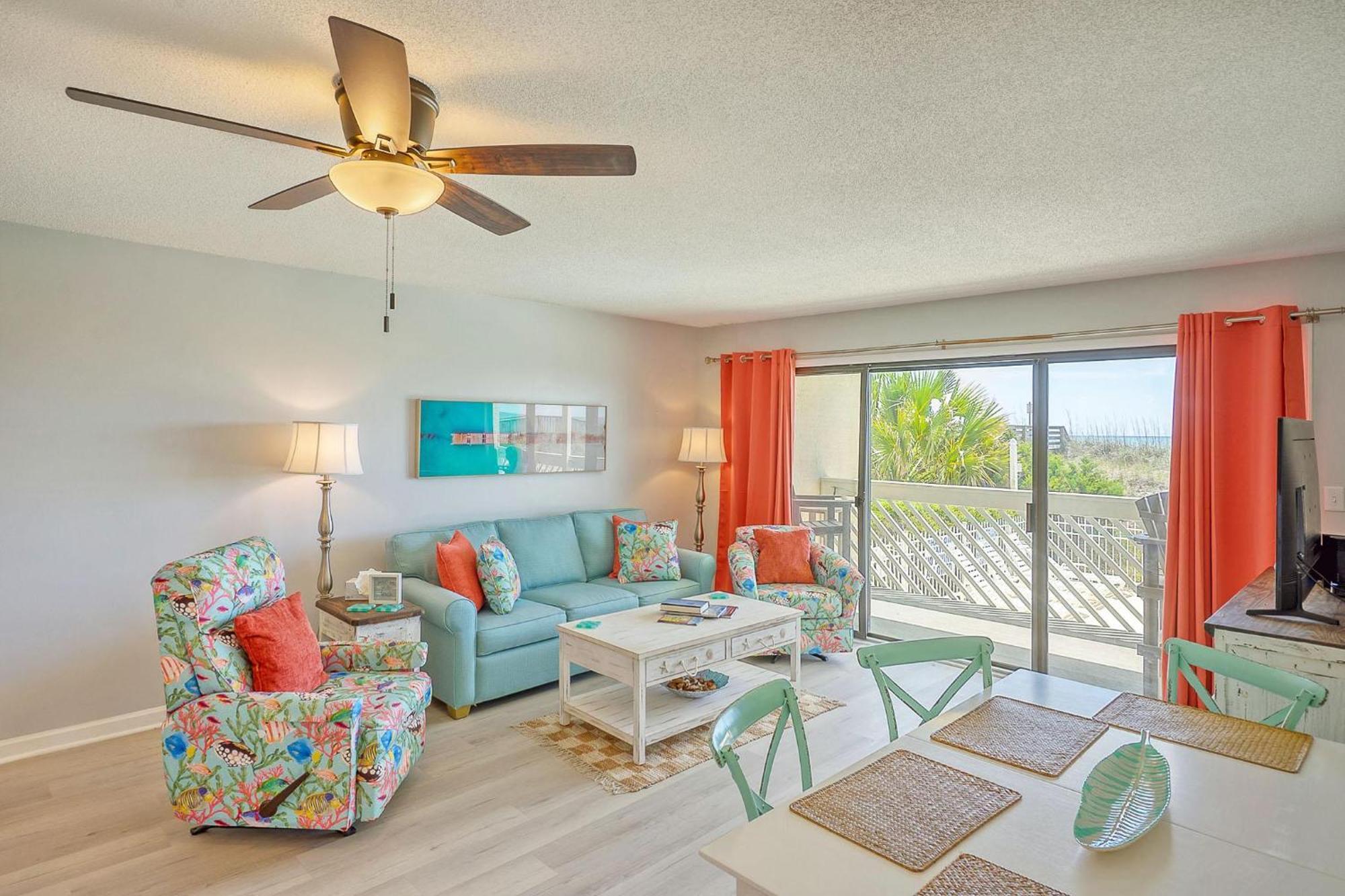 Ocsh105 Ocean Shores Oceanfront 3br/2b Condo, Private Balcony Holiday home