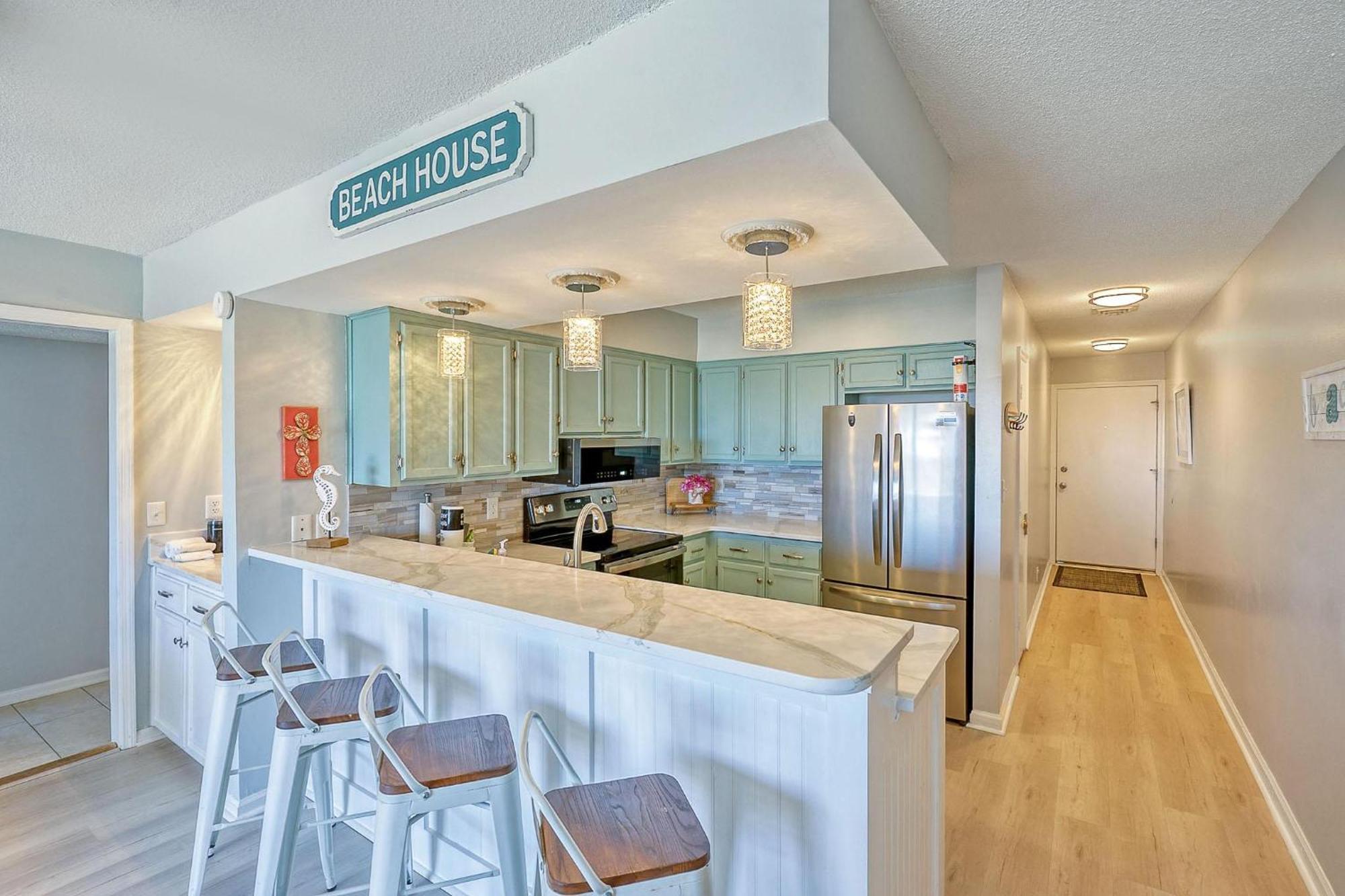 Ocsh105 Ocean Shores Oceanfront 3br/2b Condo, Private Balcony *