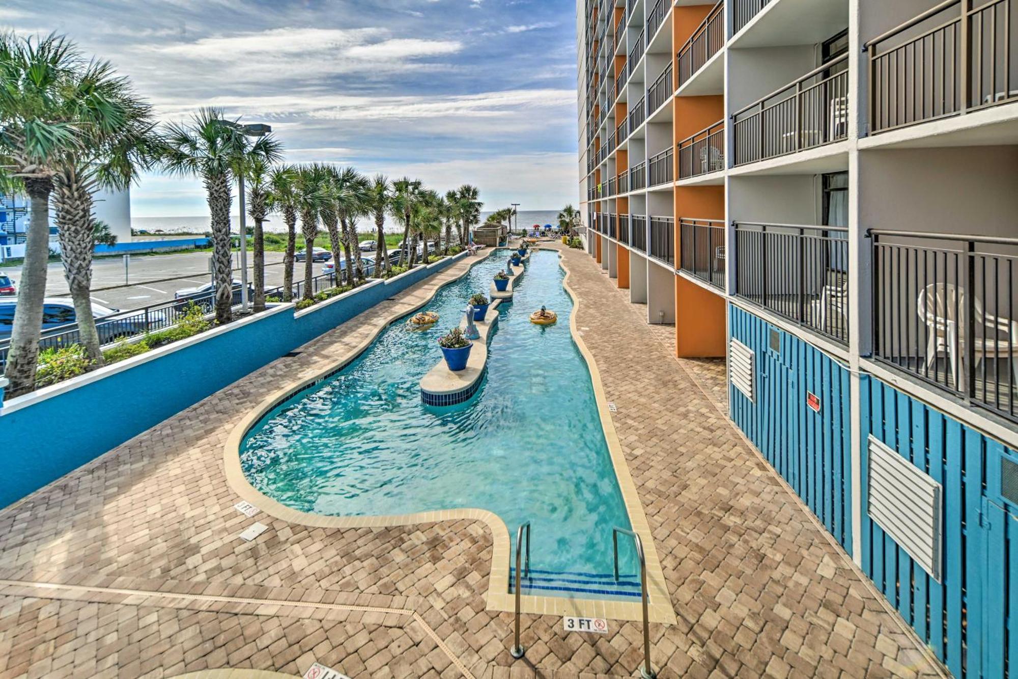 Pools And Spas Beachfront At Landmark Apartment Myrtle Beach