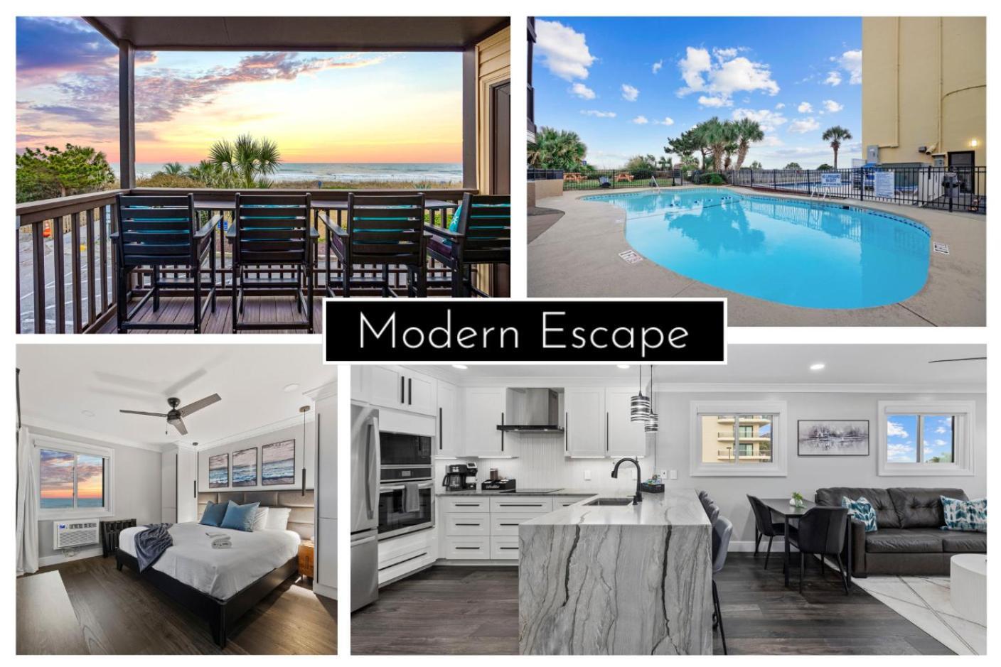 Apartment Modern Escape - Luxury Oceanfront With Pool - Guest Concierge And Amenities Myrtle Beach