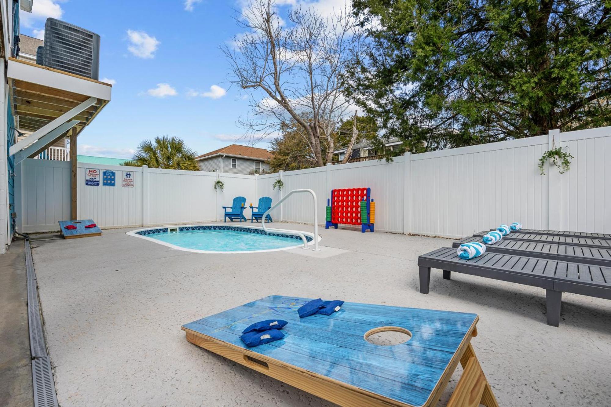 Spacious - 2minwalktobeach - Heatedpvtpool - Beachgear - Gamesgalore Myrtle Beach