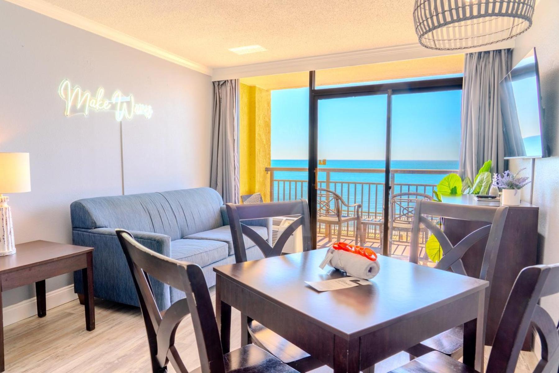 Updated 1 Bedroom Condo-spectacular Oceanfront Views! Caravelle 838 Myrtle Beach