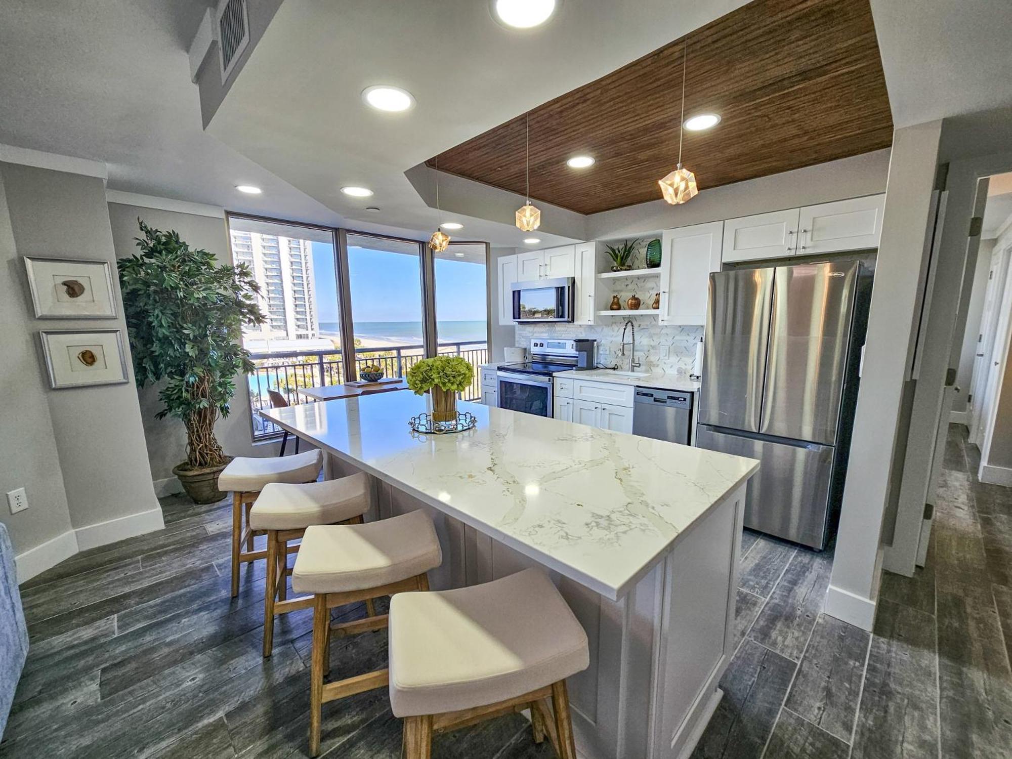 Superbly Updated Ocean View Condo, 303 Brighton, Full Access Myrtle Beach