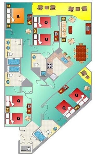 Jeffscondos - 4 Bedroom - Dunes Village Apartment Myrtle Beach