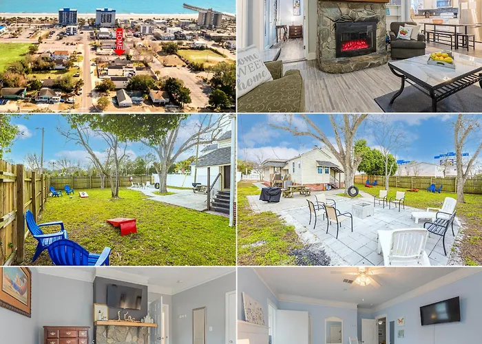 ﻿Charming Centrally Located Ocean View W Huge Private Yard, Patio, Firepit, & Bbq