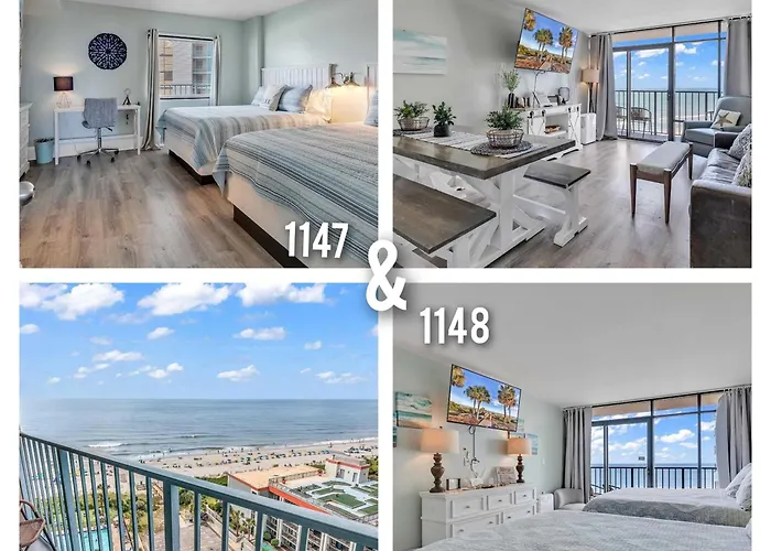 Newly Remodeled Ocean View 2 Bedroom Condo! Sand Dunes1147 And 1148