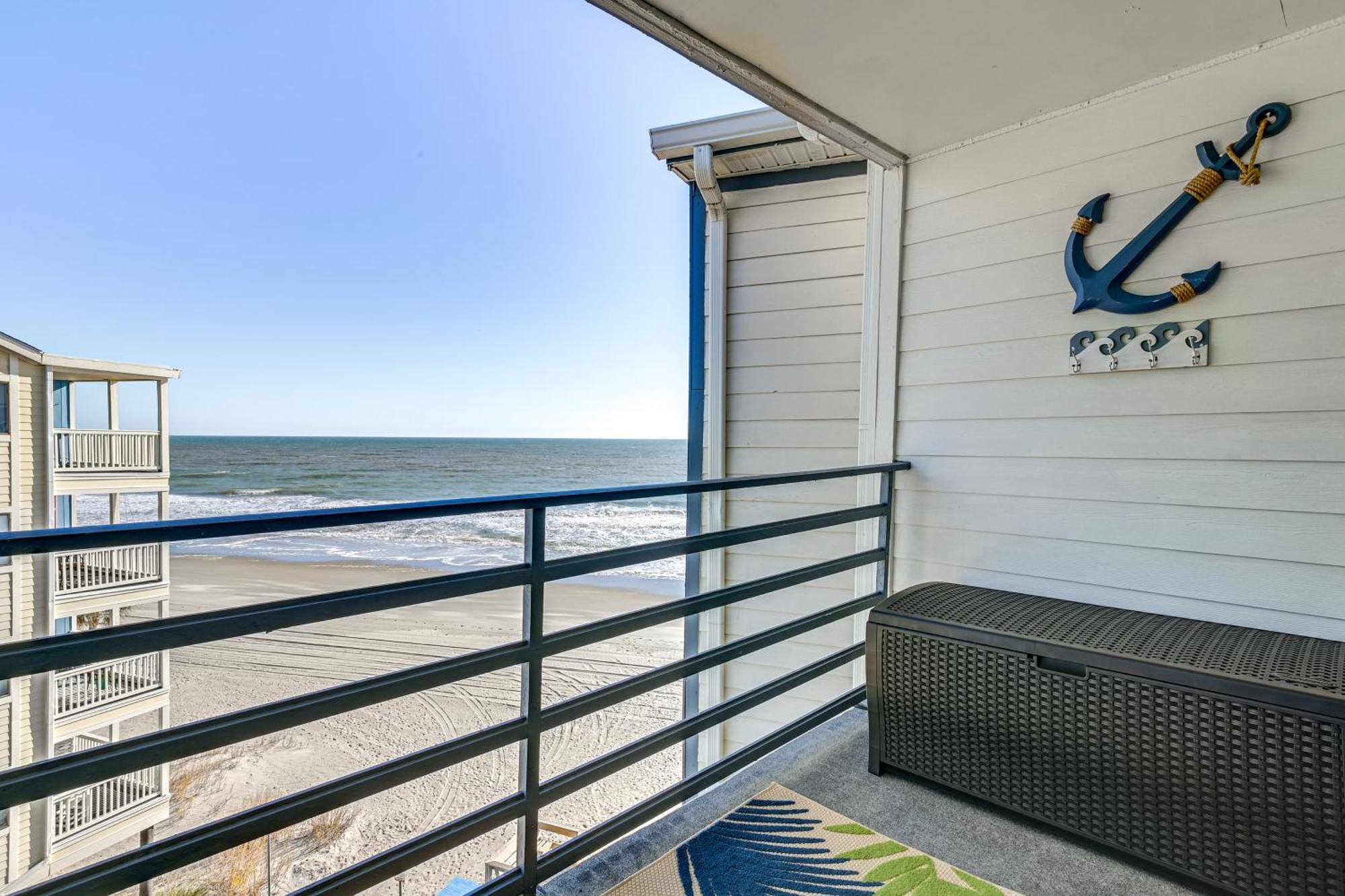 Cozy Beachfront With Wifi, Views And Pool Access Apartment Myrtle Beach
