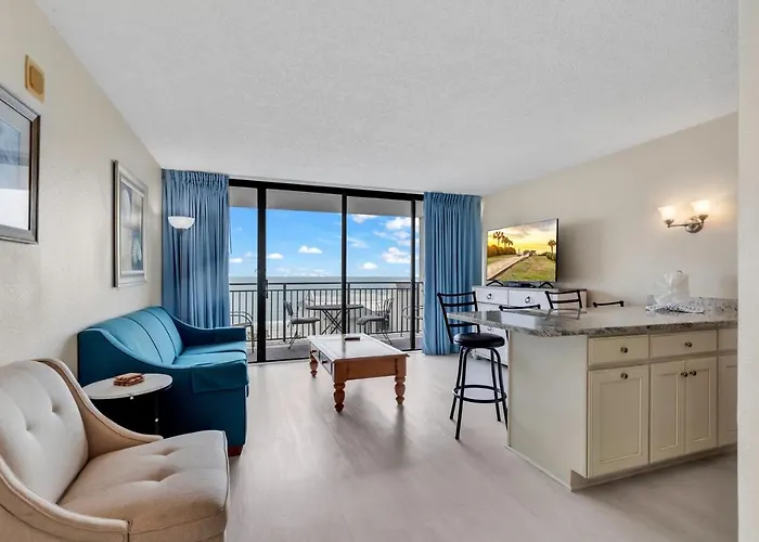 Hosteeva Beach View 1Br Ocean Forest Plaza Condo