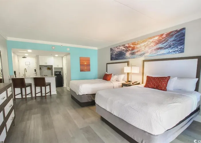 Immaculate Ocean View Double Queen Suite!- Grande Cayman Resort Unit 232 - Sleeps 4 Guests!