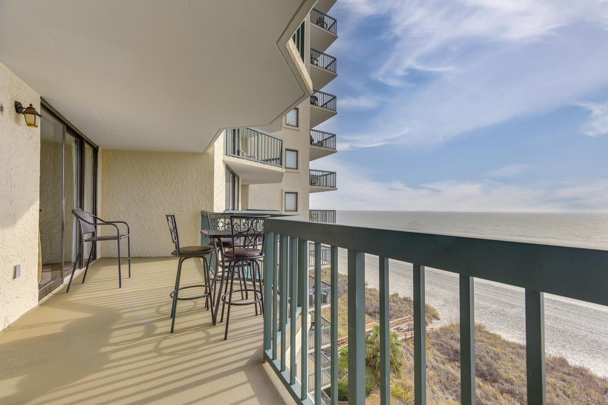 Apartment Pool And Hot Tub Access At Oceanfront Condo! Myrtle Beach