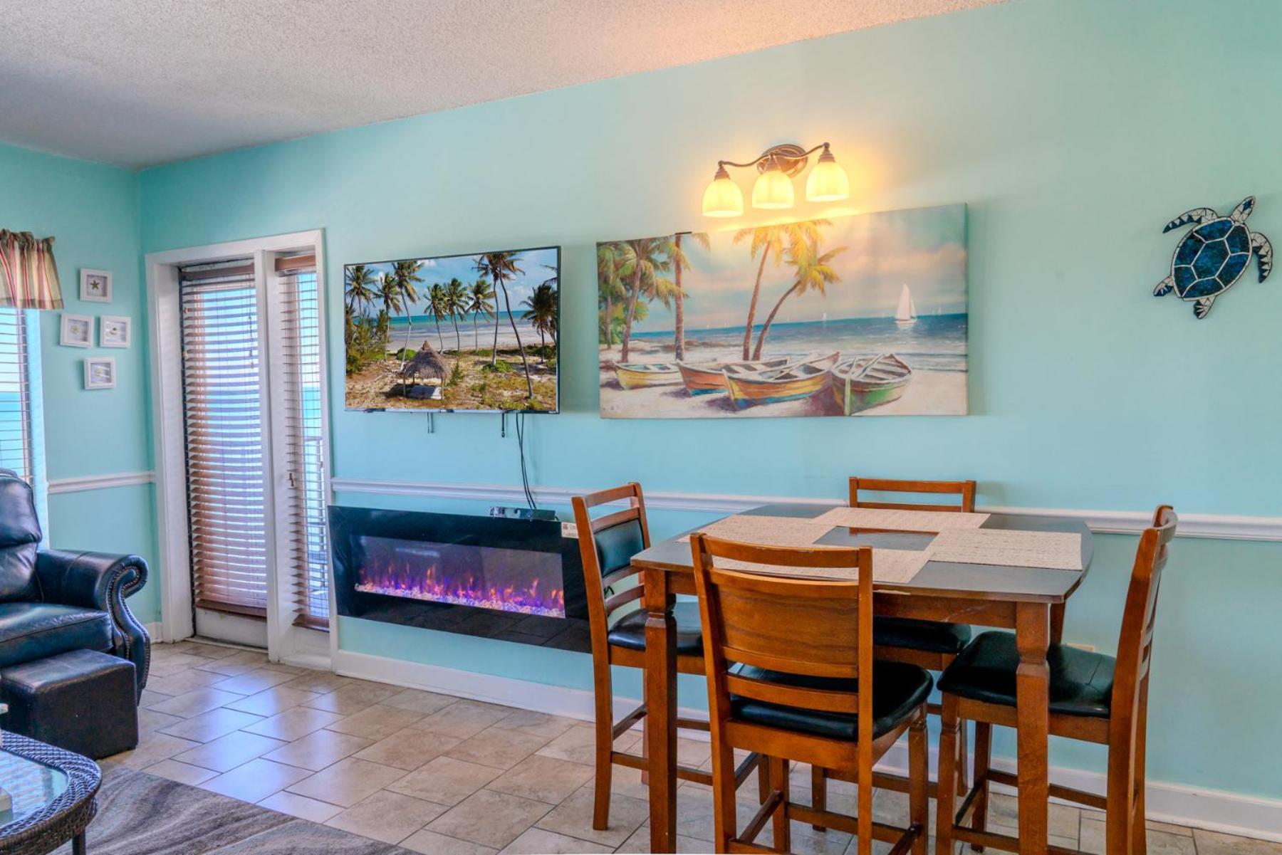 Luxurious Ocean View Queen - With New Led Fireplace! Palace Unit 2210 Myrtle Beach