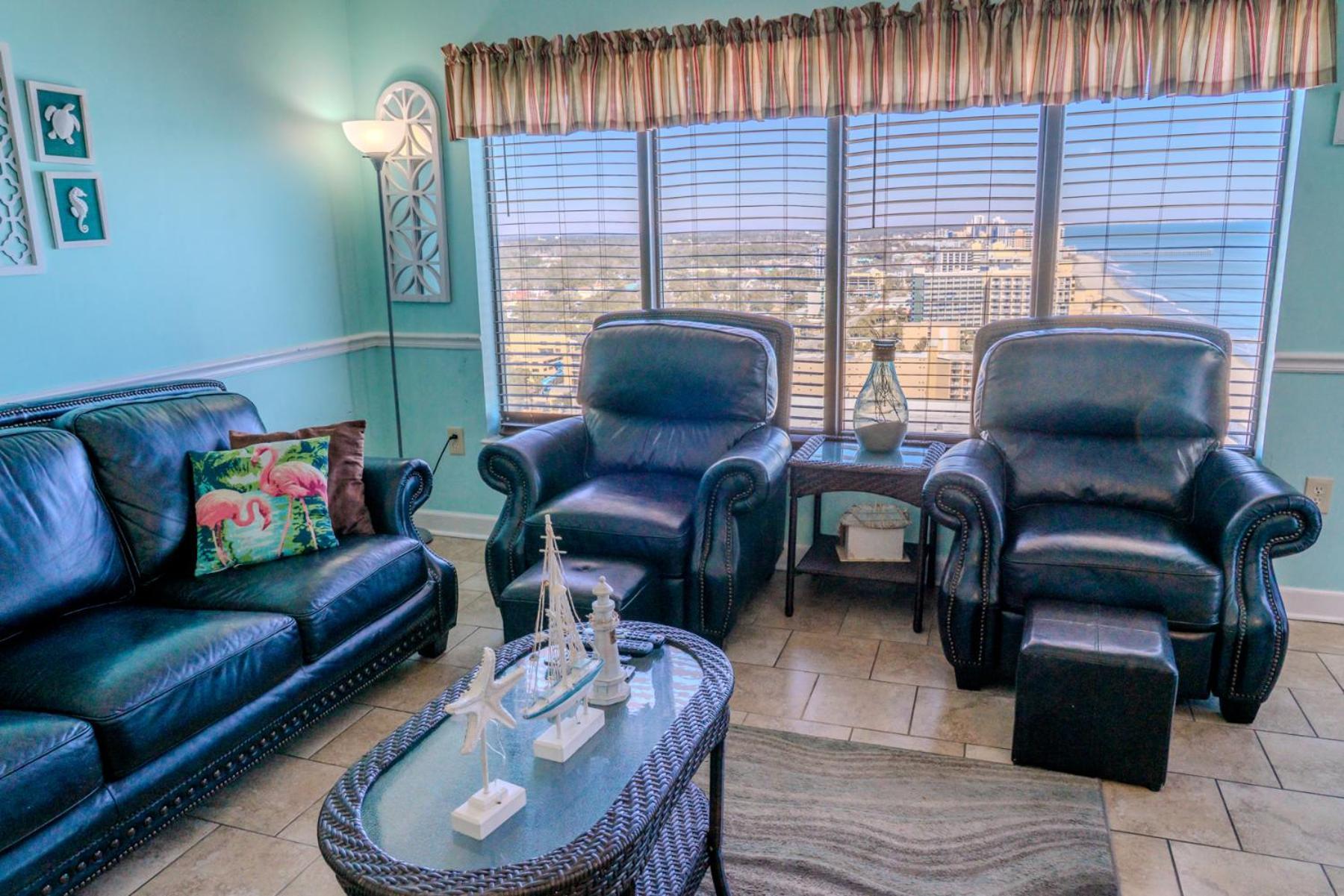 Luxurious Ocean View Queen - With New Led Fireplace! Palace Unit 2210 Myrtle Beach