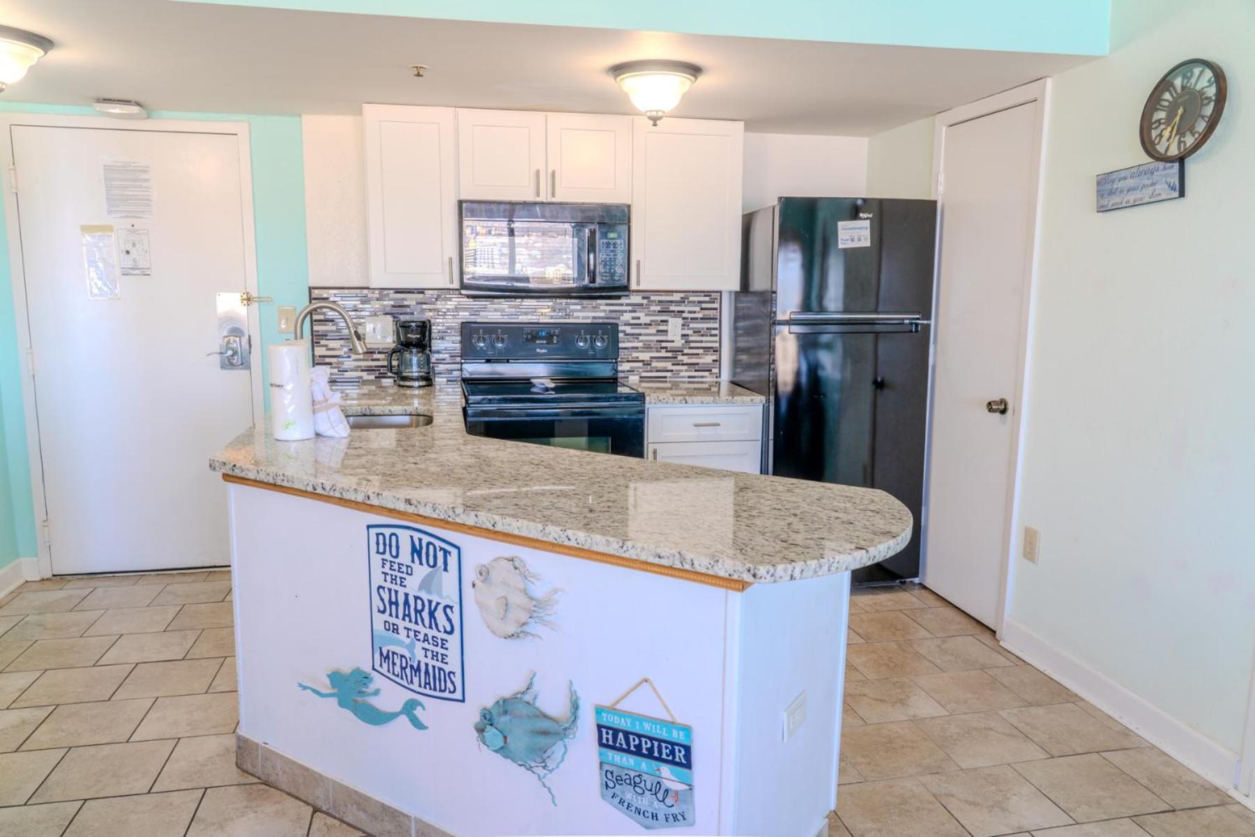 Luxurious Ocean View Queen - With New Led Fireplace! Palace Unit 2210 Holiday home *